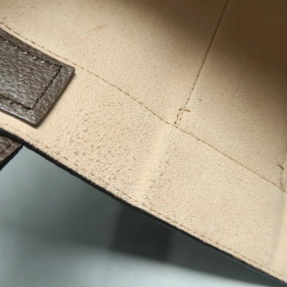 100% Authentic GUCCI Ophidia Brown W/P GG Canvas Shoulder Bag 1045-121524 - Picture 8 of 12